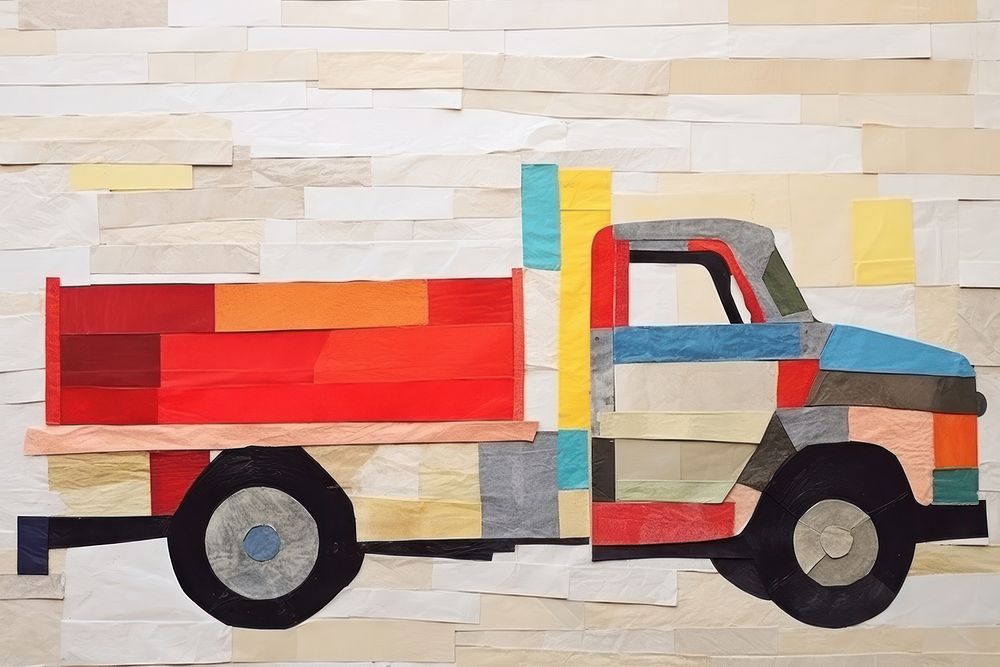 Truck art painting vehicle. AI generated Image by rawpixel.