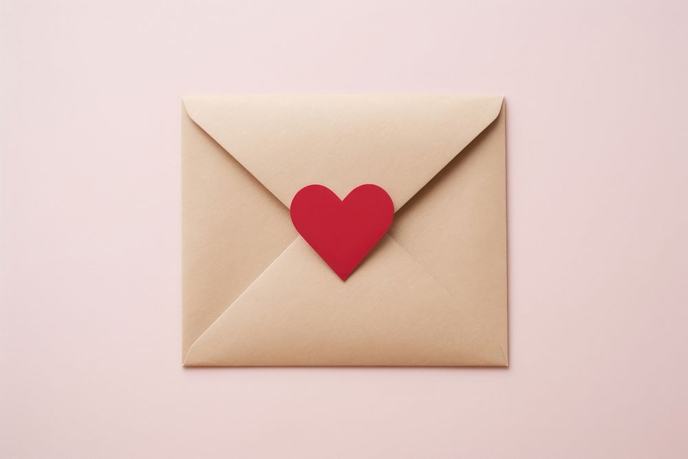 Love letter envelope paper mail. AI generated Image by rawpixel.