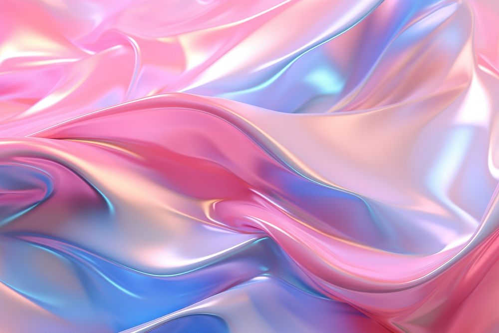 Abstract holographic shapes backgrounds abstract silk. AI generated Image by rawpixel.