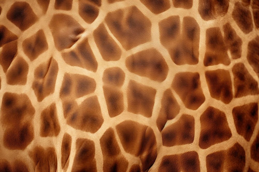 Giraffe print backgrounds wildlife texture. AI generated Image by rawpixel.