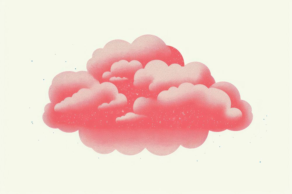 Cloud carnation blossom flower. AI generated Image by rawpixel.