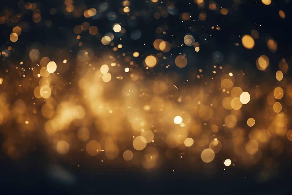 Defocused golden particles backgrounds christmas lighting. AI generated Image by rawpixel.