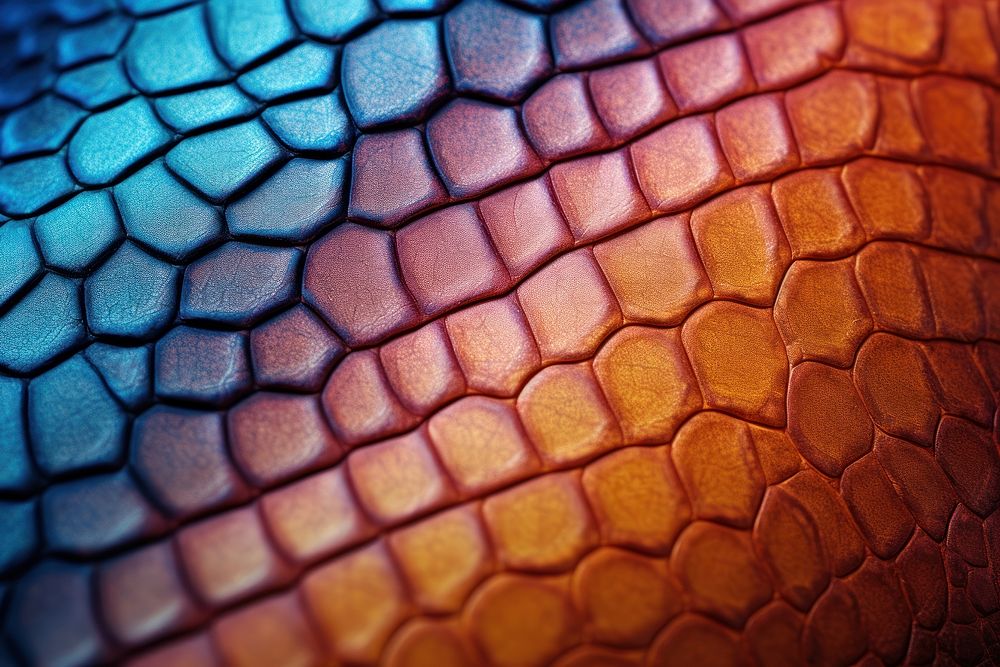 Rainbow scale backgrounds reptile pattern. AI generated Image by rawpixel.