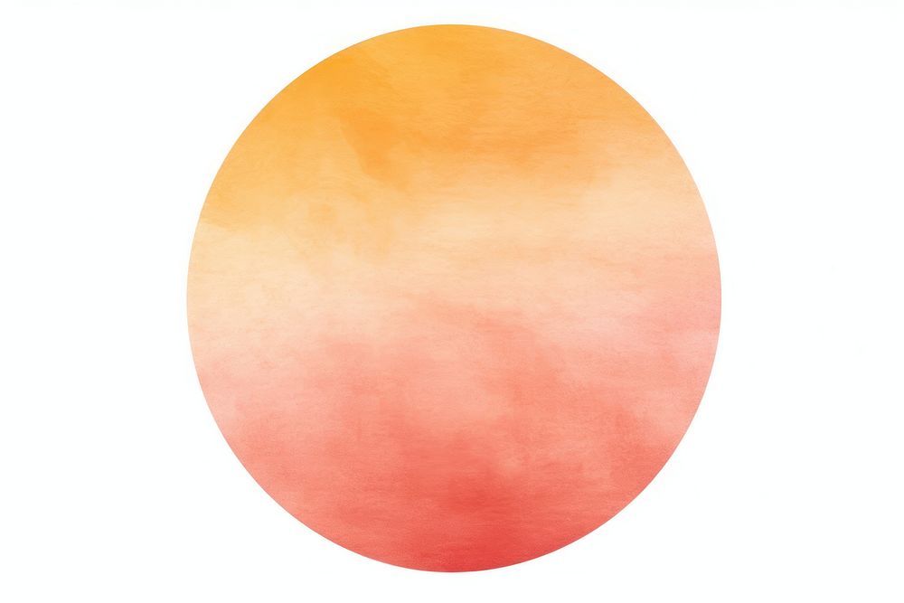 Sunset backgrounds shape white background. AI generated Image by rawpixel.
