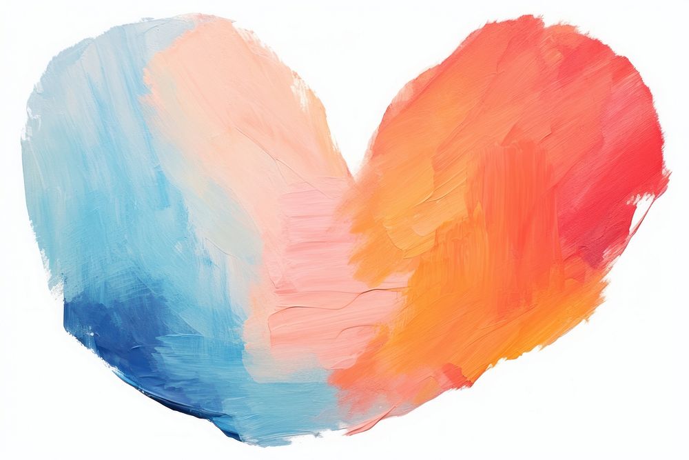 Mon backgrounds painting heart. AI generated Image by rawpixel.