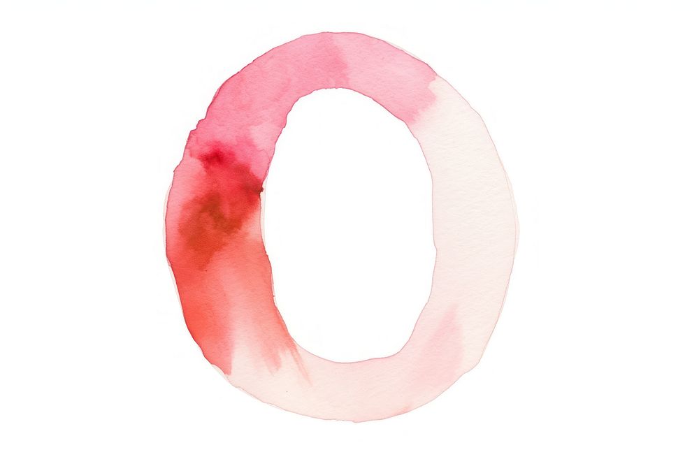 Number 0 text white background circle. AI generated Image by rawpixel.