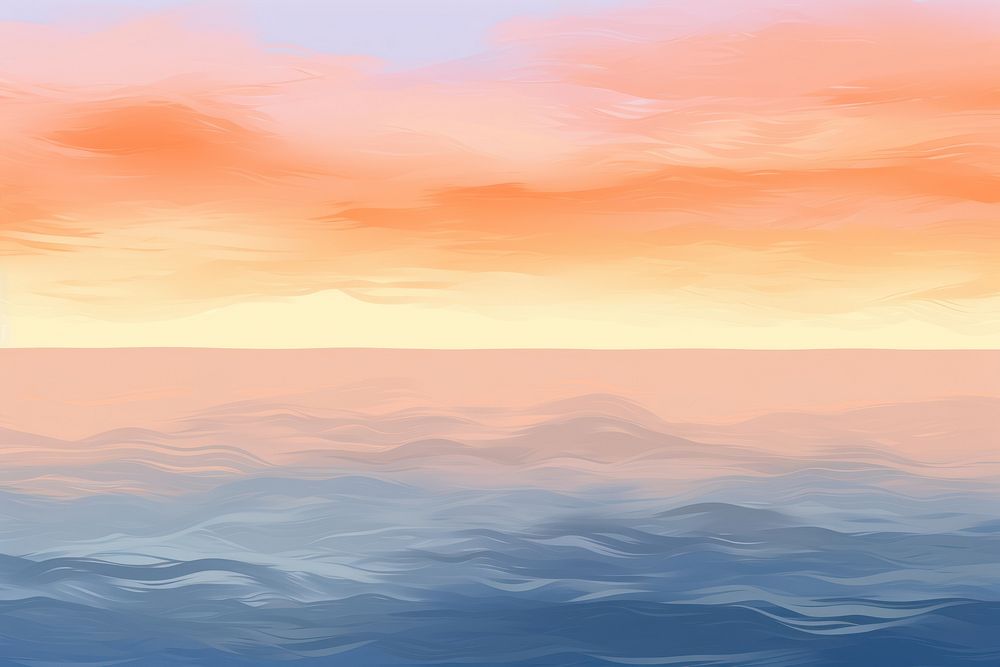 Sunset ocean backgrounds landscape outdoors. AI generated Image by rawpixel.