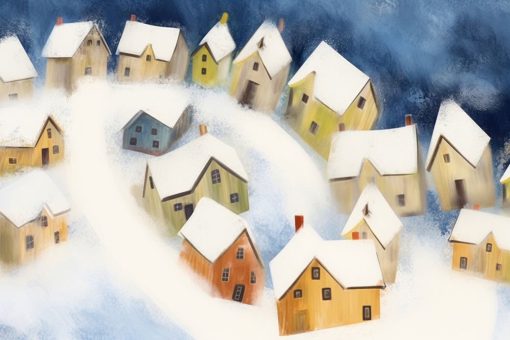 Winter architecture backgrounds building. AI generated Image by rawpixel.