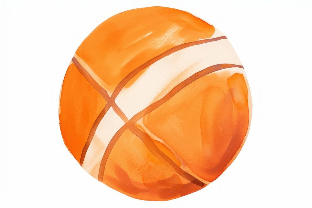 Basketball white background football jewelry. AI generated Image by rawpixel.