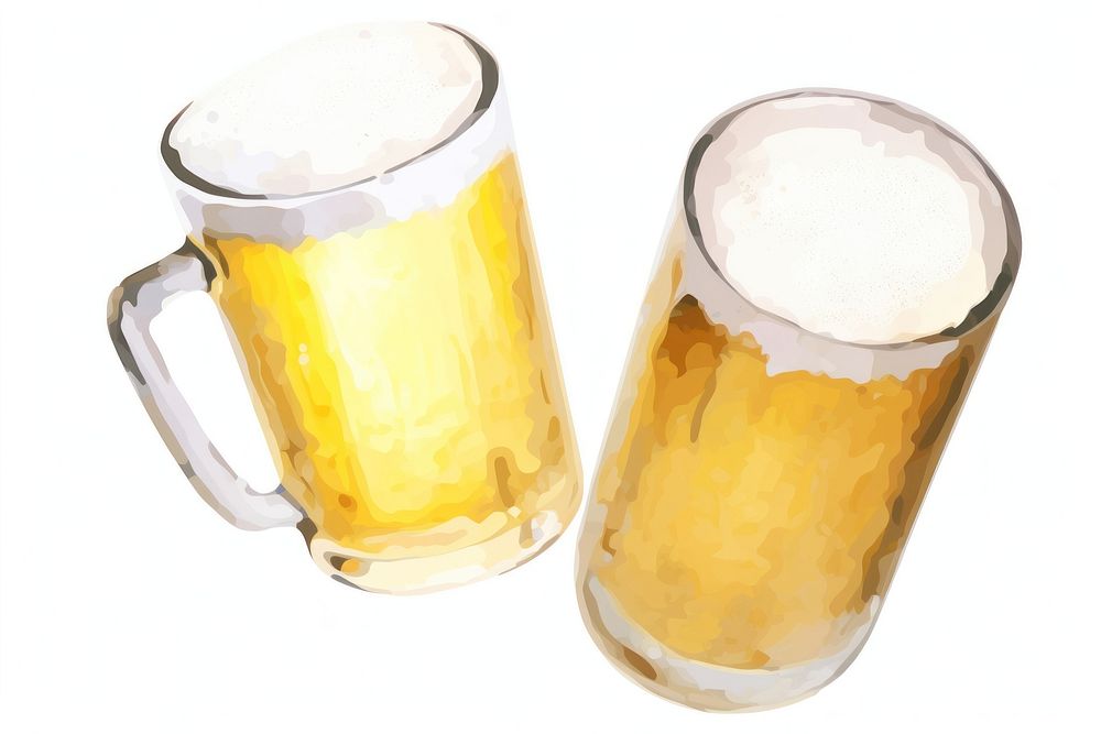 Beer cheers drink lager glass. AI generated Image by rawpixel.