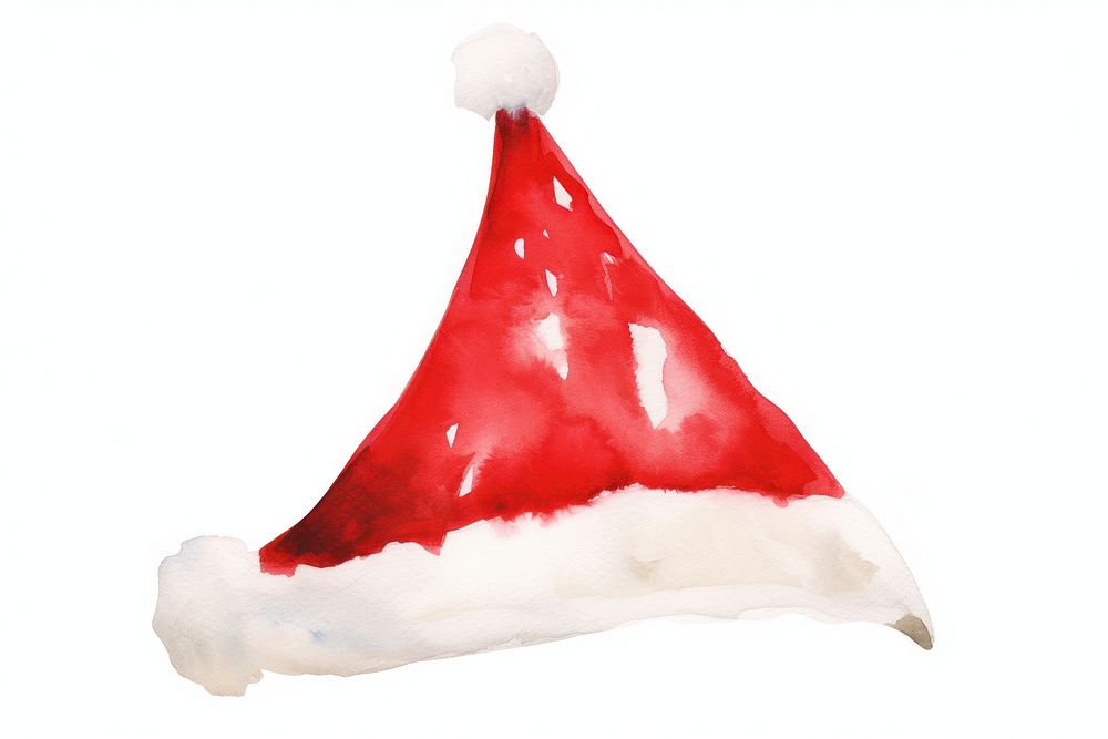 Christmas hat white background confectionery celebration. AI generated Image by rawpixel.
