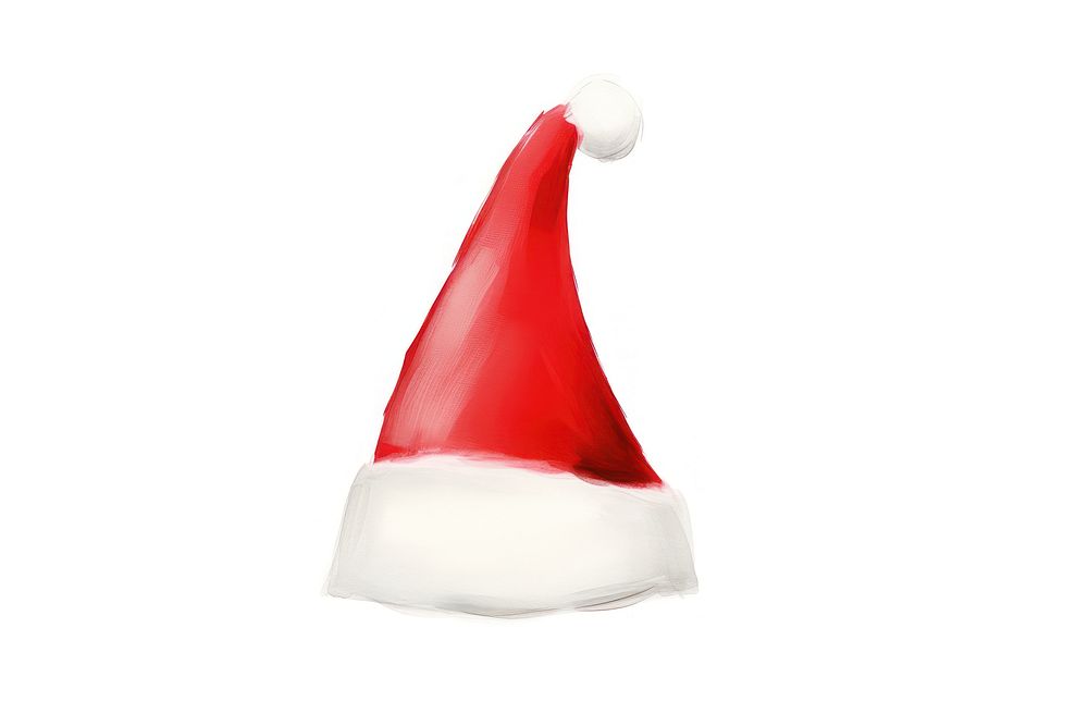 Christmas hat food white background confectionery. AI generated Image by rawpixel.