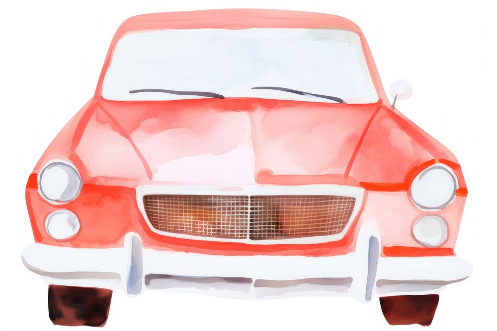 Sedan car vehicle drawing. AI generated Image by rawpixel.