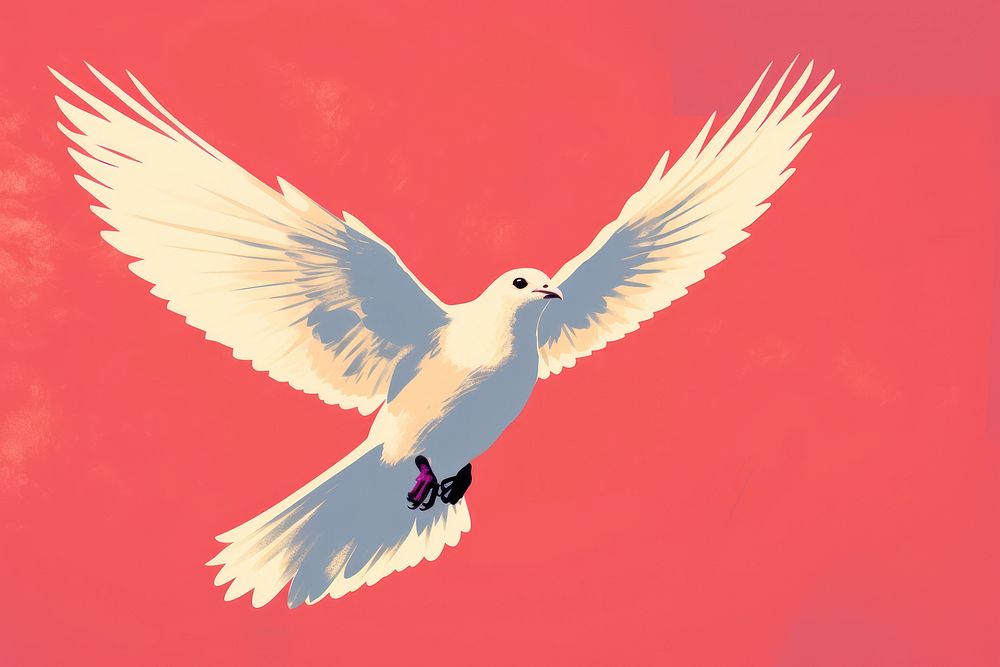 Dove animal bird wildlife. AI generated Image by rawpixel.