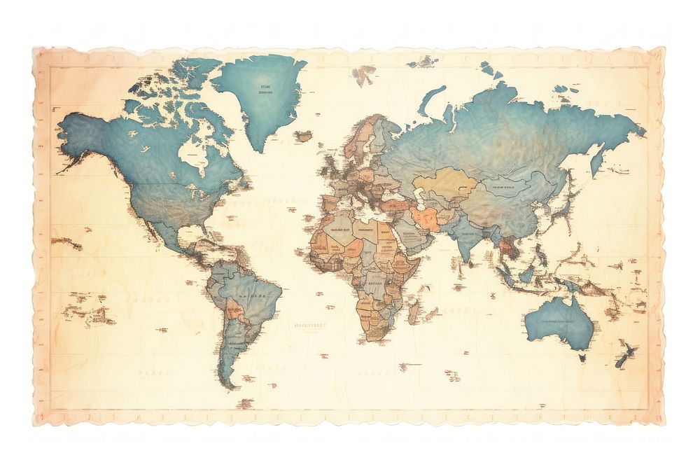 Vintage map backgrounds topography blackboard. AI generated Image by rawpixel.
