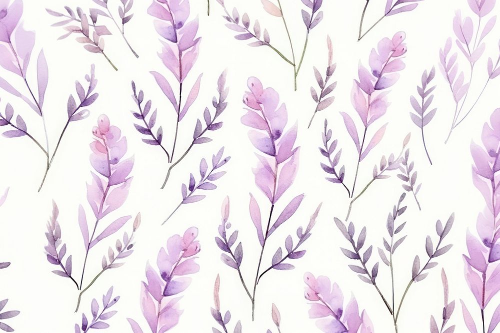 Lavender pattern backgrounds flower. AI generated Image by rawpixel.