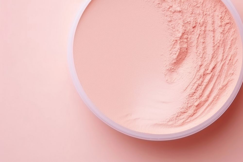 Little cosmetic smears cream texture cosmetics powder pink. AI generated Image by rawpixel.