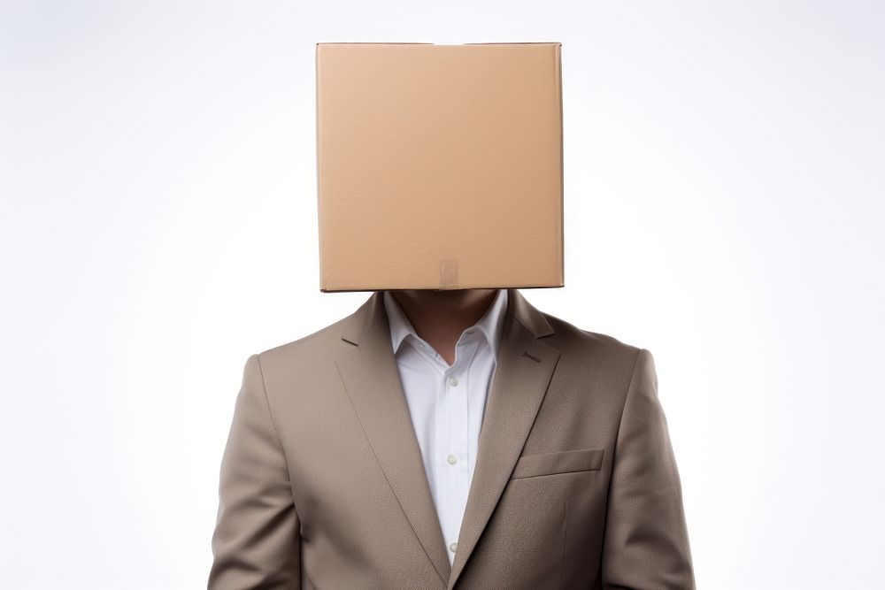 Holding box cardboard adult man. AI generated Image by rawpixel.