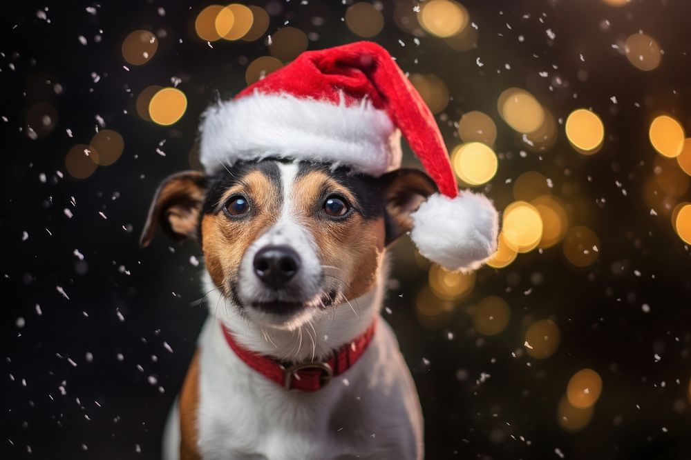 Jack russell christmas mammal animal. | Free Photo - rawpixel