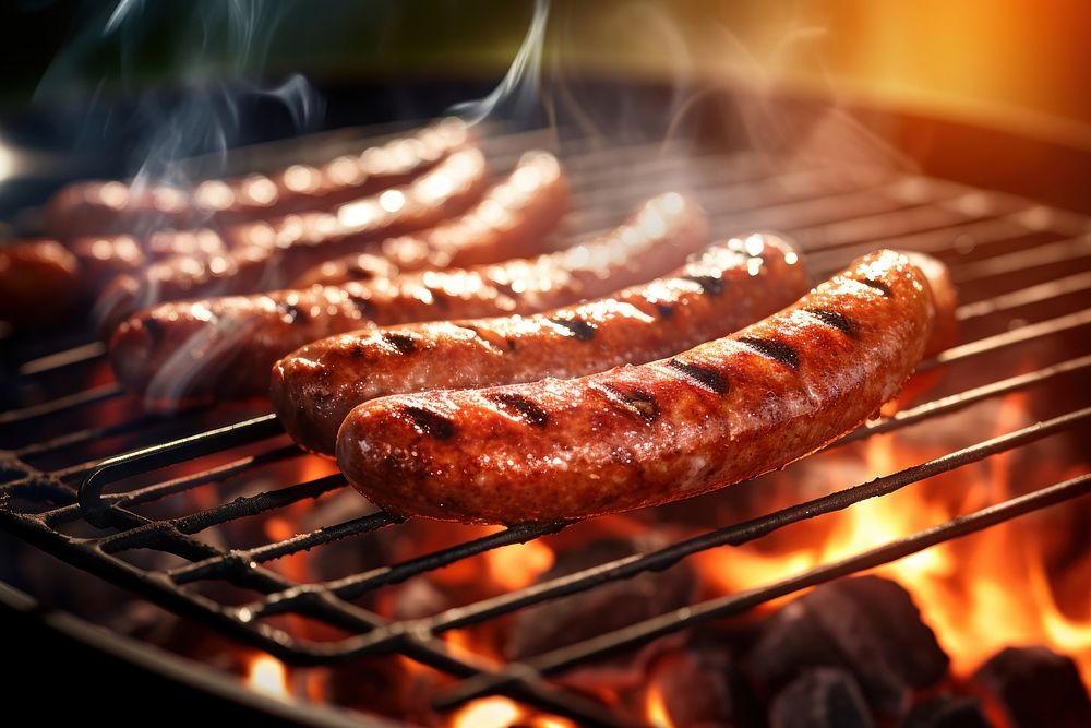 Bbq grill cooking food grilling. AI generated Image by rawpixel.