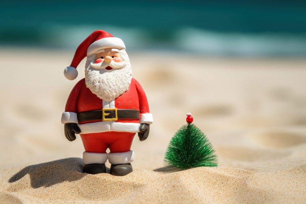 Summer Christmas celebration christmas outdoors snowman. AI generated Image by rawpixel.