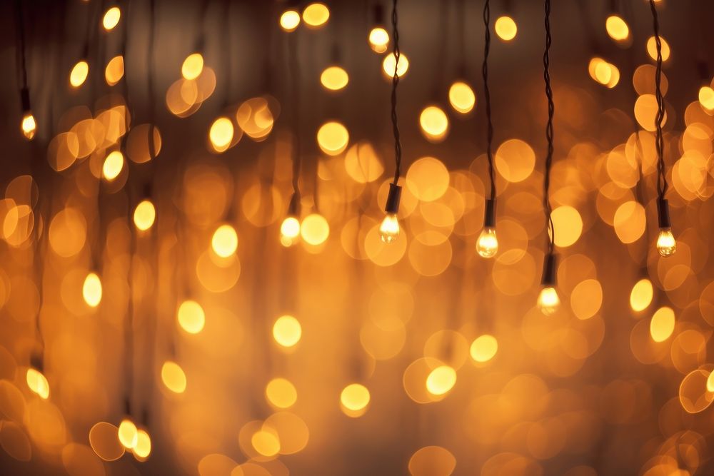 Christmas lights backgrounds lighting illuminated. AI generated Image by rawpixel.