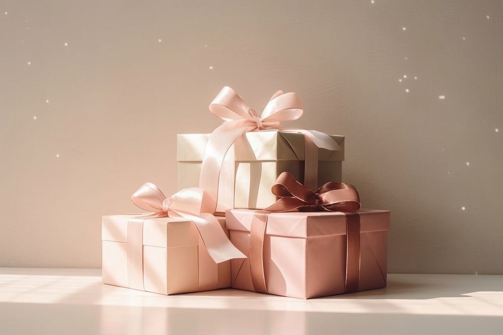 Exchange gifts box celebration anniversary. AI generated Image by rawpixel.