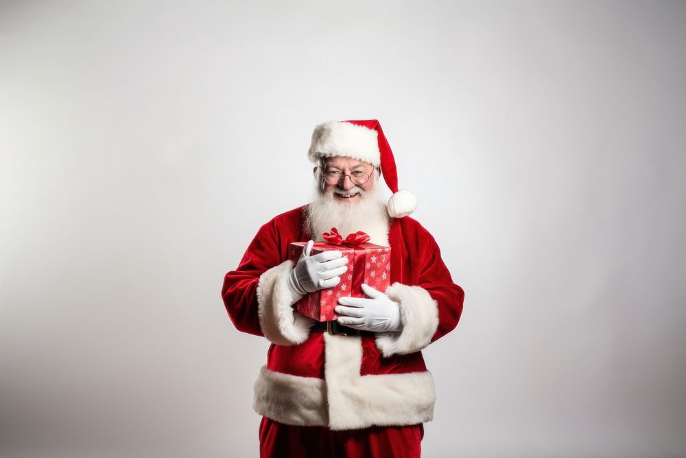 Santa Claus christmas portrait smiling. AI generated Image by rawpixel.