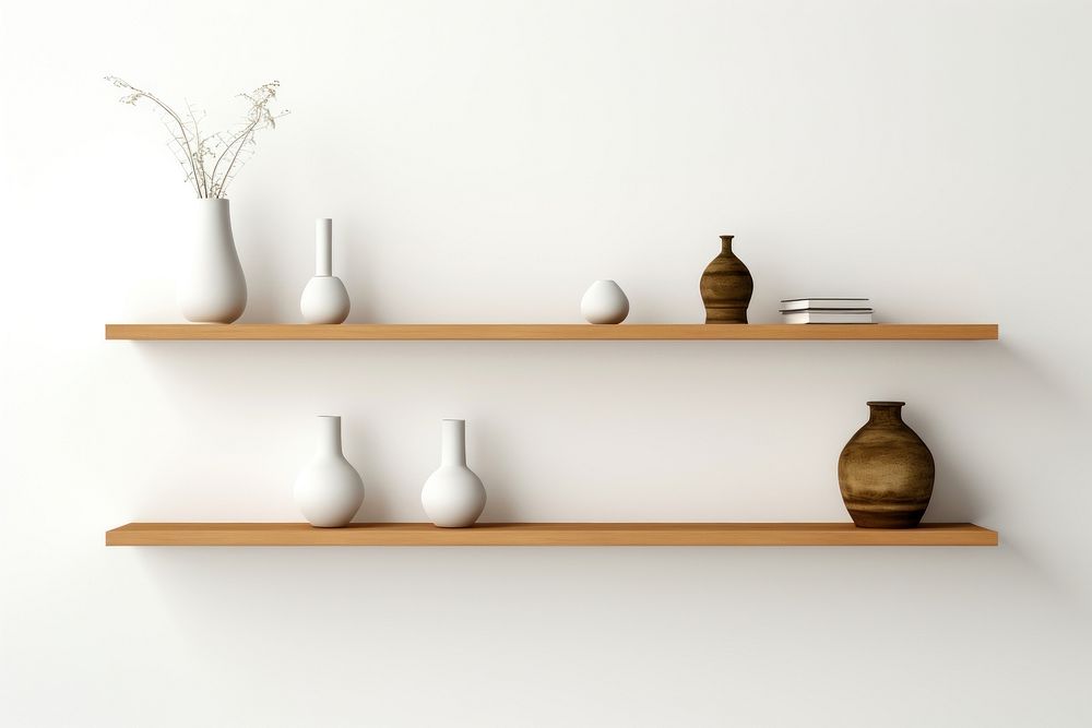 Modern shelf furniture architecture arrangement. | Free Photo - rawpixel