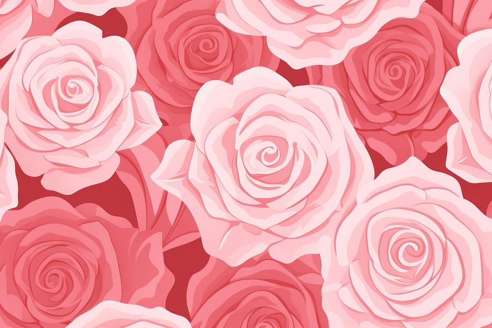 Rose pattern backgrounds flower. AI generated Image by rawpixel.