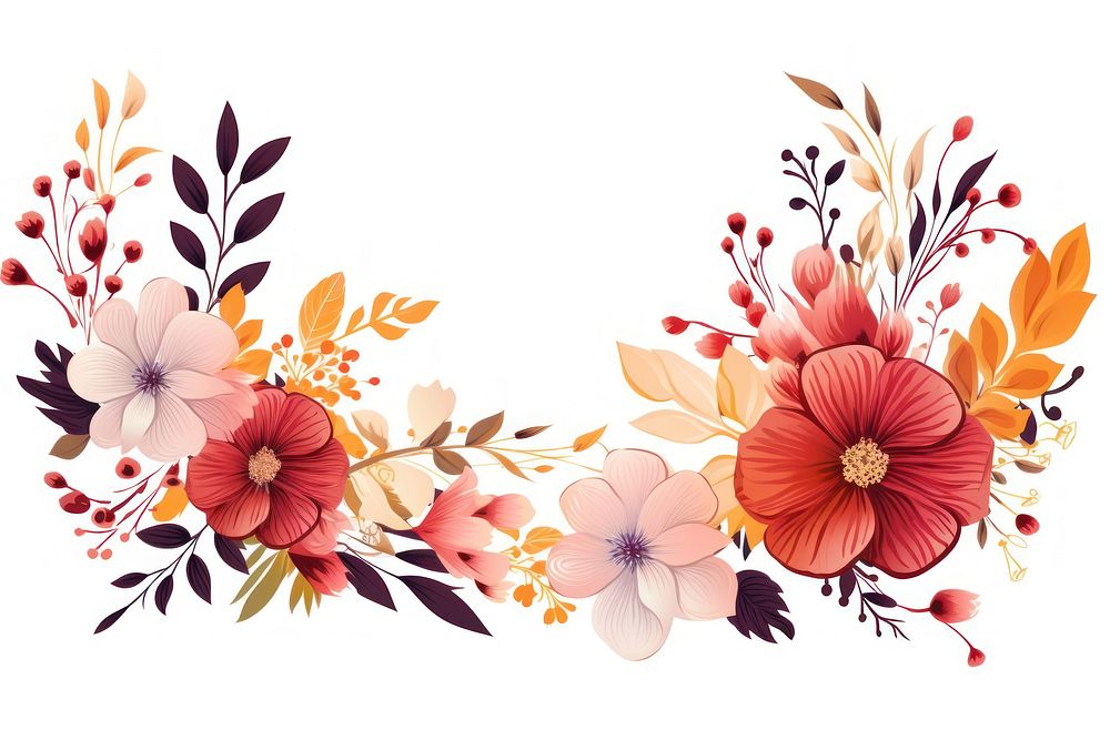 Floral pattern flower plant. AI generated Image by rawpixel.