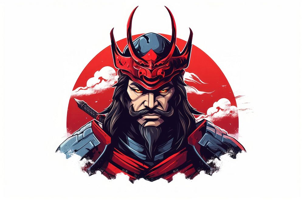 Samurai Esports Logo For Mascot adult electronics creativity. AI generated Image by rawpixel.