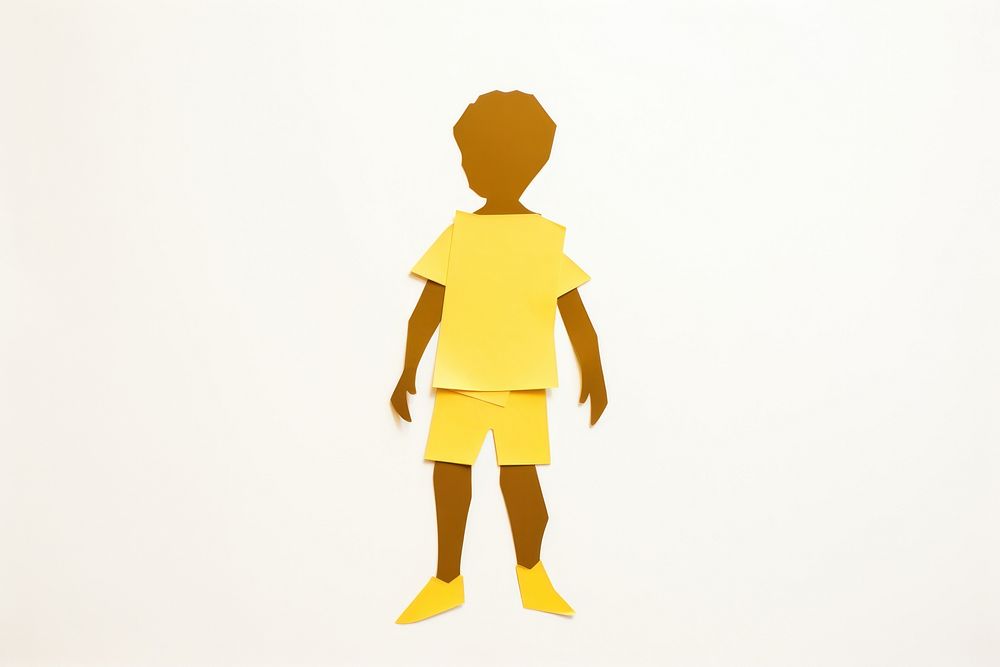 Child white background representation silhouette. AI generated Image by rawpixel.