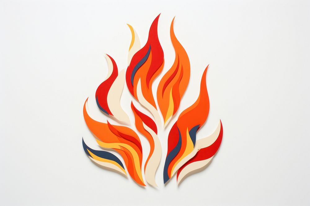 Fire pattern logo art. AI generated Image by rawpixel.