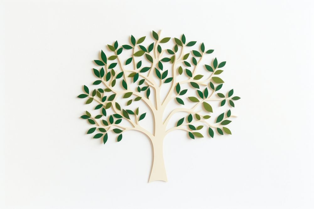 Tree plant leaf art. AI generated Image by rawpixel.