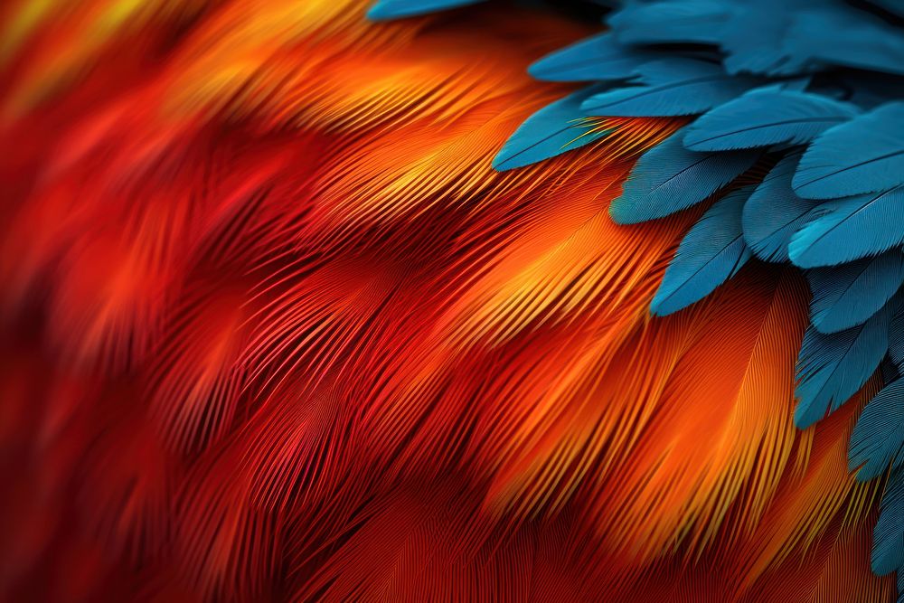 Parrot backgrounds pattern bird. AI generated Image by rawpixel.