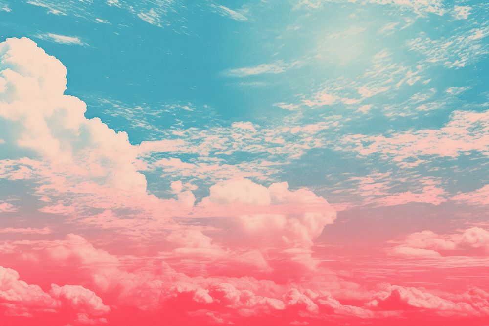Vanila sky backgrounds outdoors horizon. AI generated Image by rawpixel.