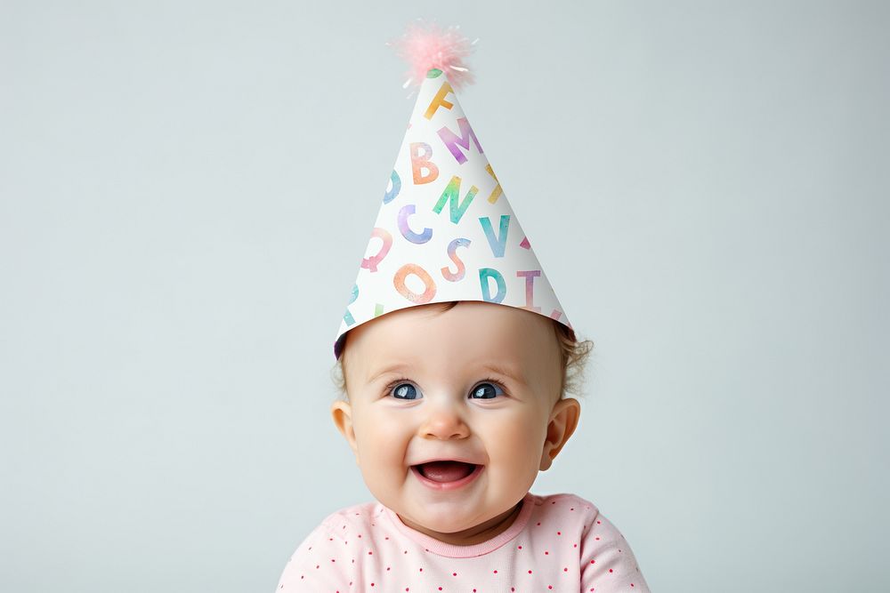 Baby birthday hat