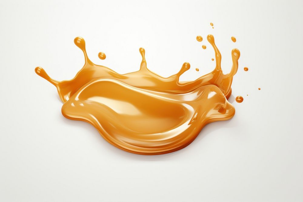 Splash of caramel simplicity splattered intricacy. AI generated Image by rawpixel.
