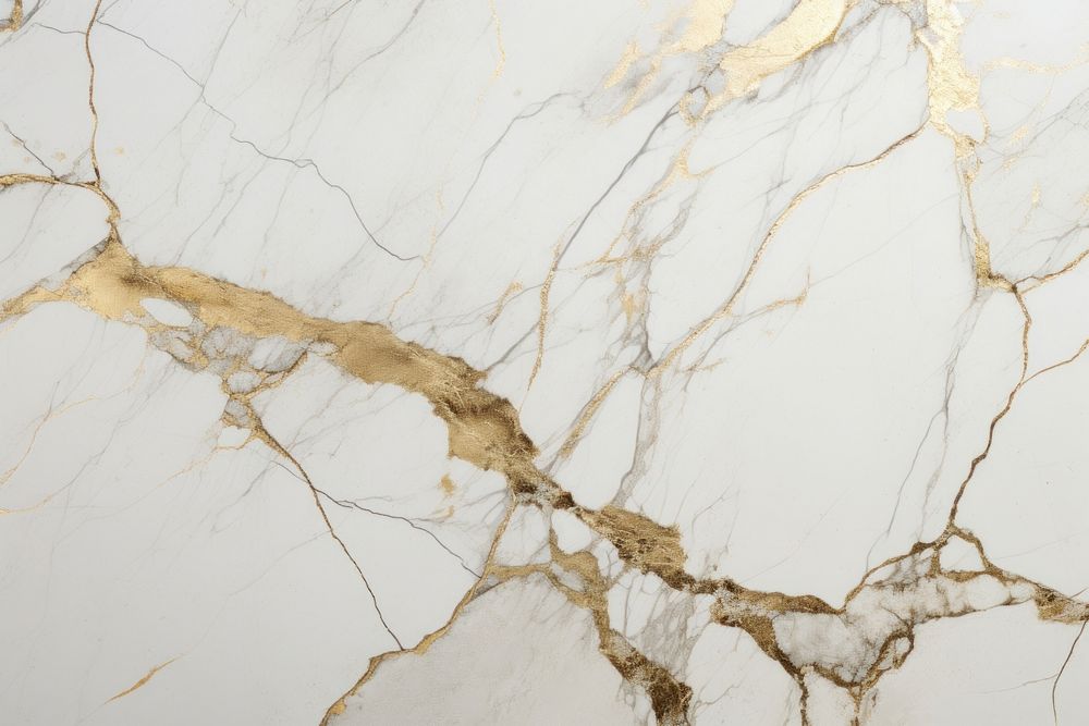 White with gold line marble cracked backgrounds. AI generated Image by rawpixel.