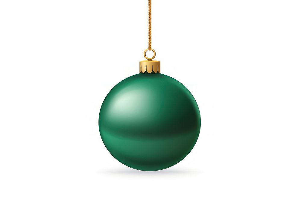 Hanging green christmas ball ornament gemstone hanging. AI generated Image by rawpixel.
