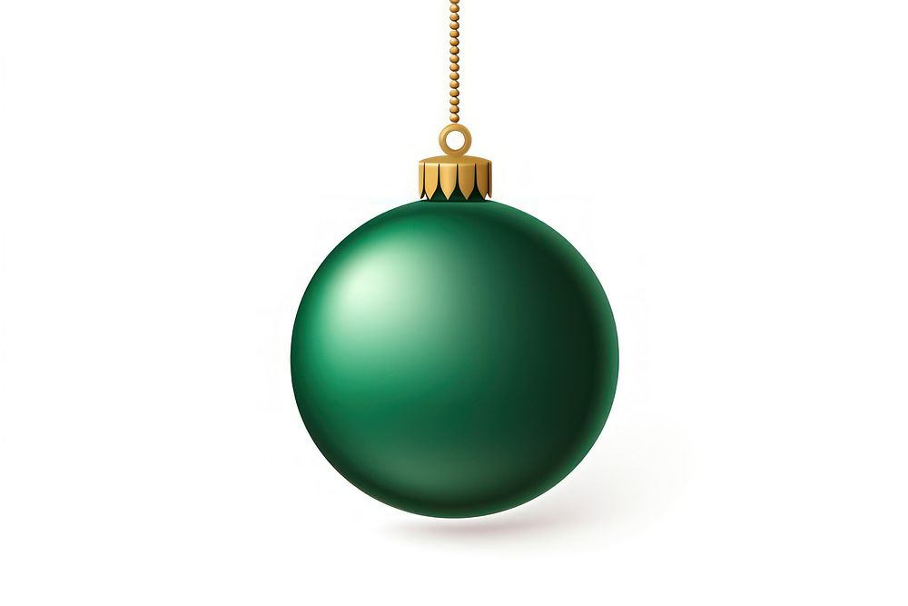 Hanging green christmas ball ornament hanging jewelry. AI generated Image by rawpixel.