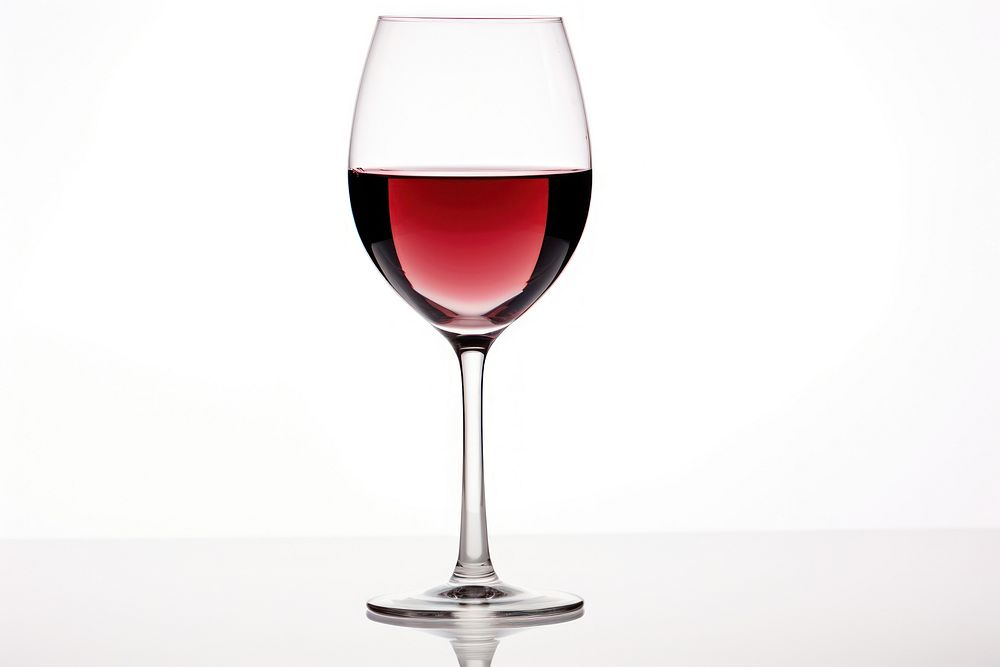 Wine glass wine bottle drink. AI generated Image by rawpixel.