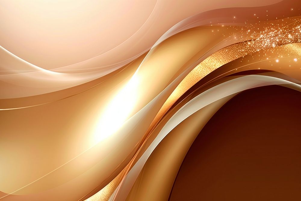 Background gold curved backgrounds lighting. AI generated Image by rawpixel.
