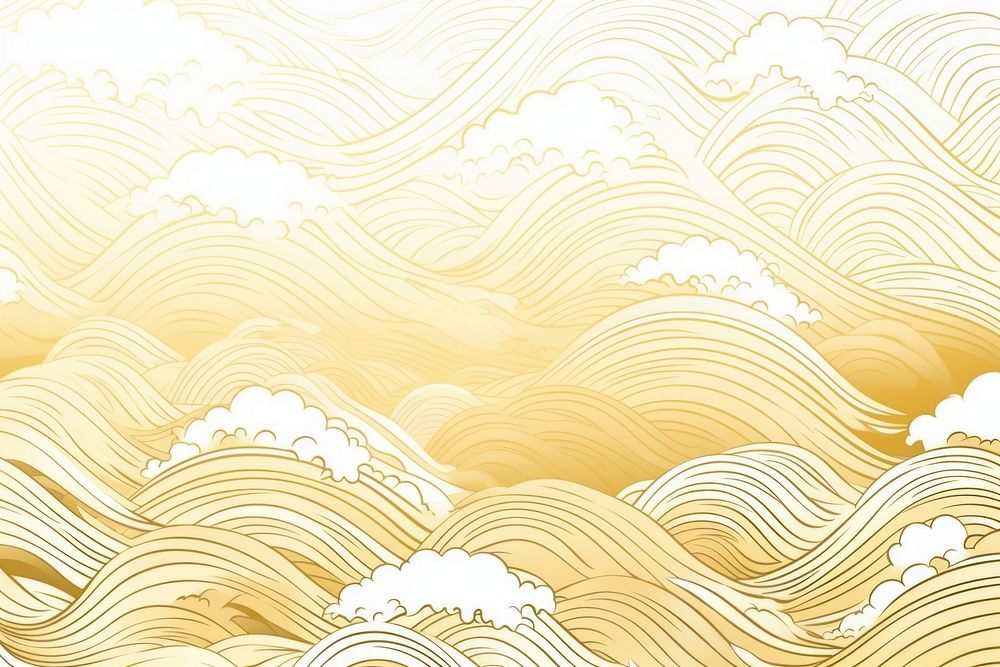 Background golden white wave. AI generated Image by rawpixel.