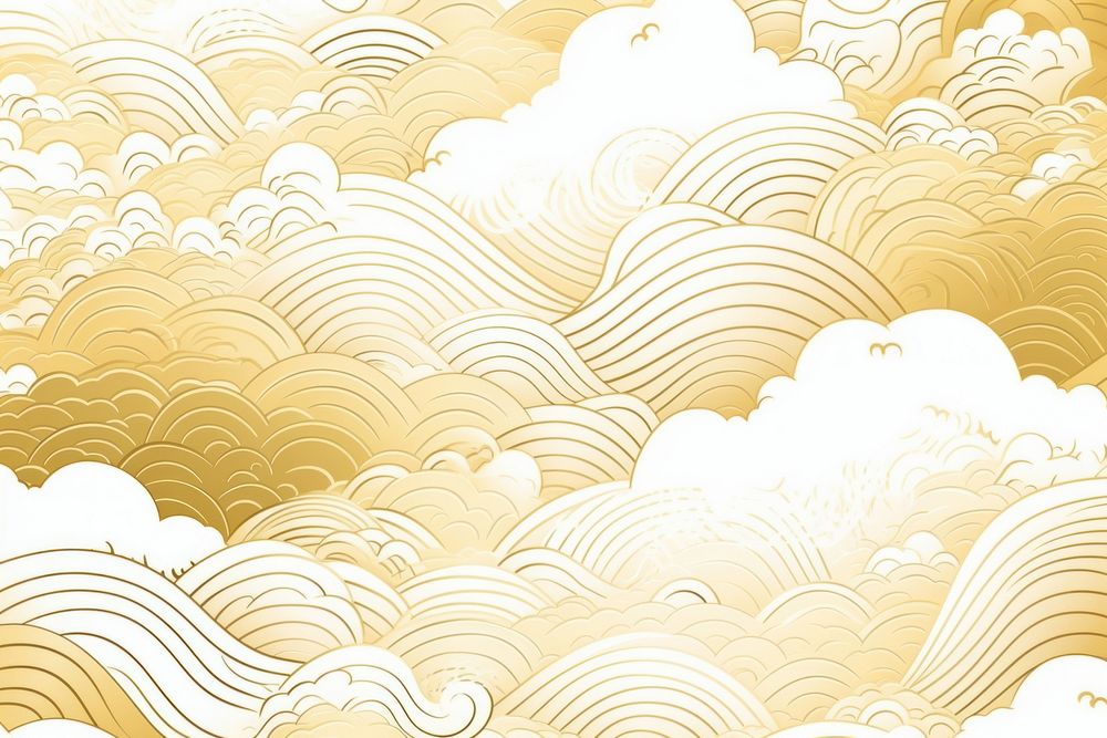 Background golden white wave. AI generated Image by rawpixel.