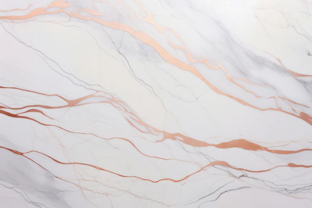 White with rose gold line marble backgrounds accessories. AI generated Image by rawpixel.