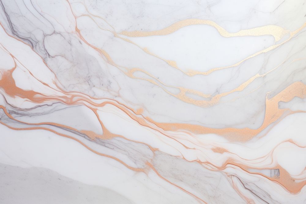White with rose gold line marble backgrounds accessories. AI generated Image by rawpixel.