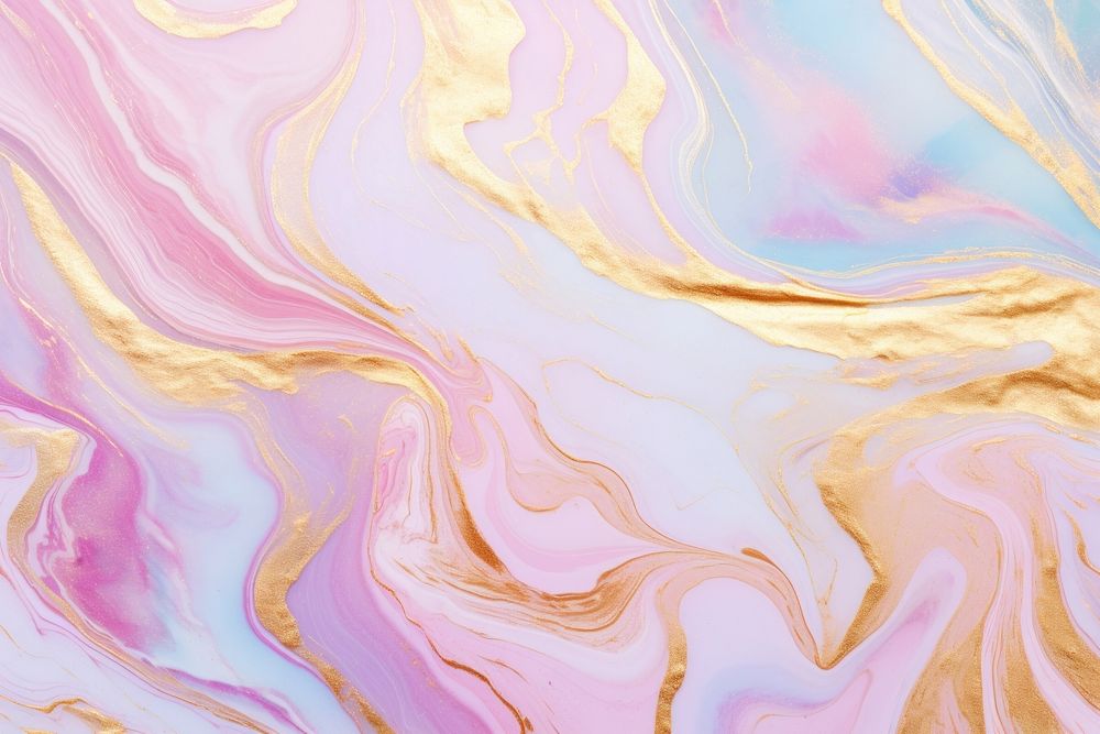 Pastel holographic color with gold glitter pattern marble curve. AI generated Image by rawpixel.