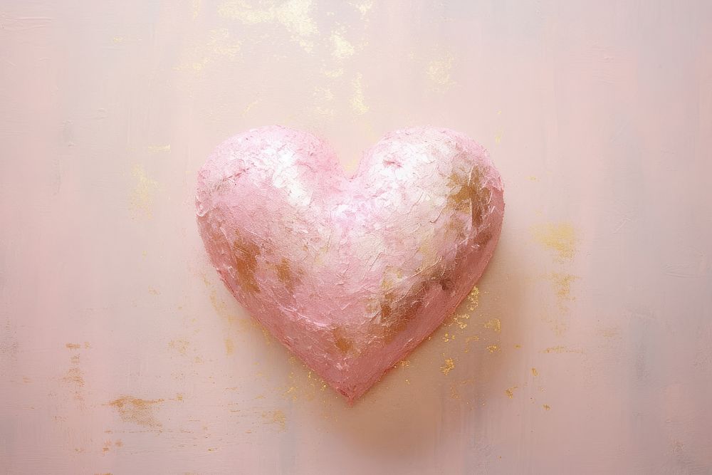 Pink heart glitter backgrounds pattern cricket. AI generated Image by rawpixel.
